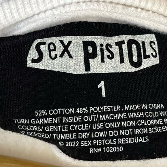 NWT Torrid Cozy Fleece Sex Pistols Graphic Sweatshirt (White) - 1X - Picture 5 of 8